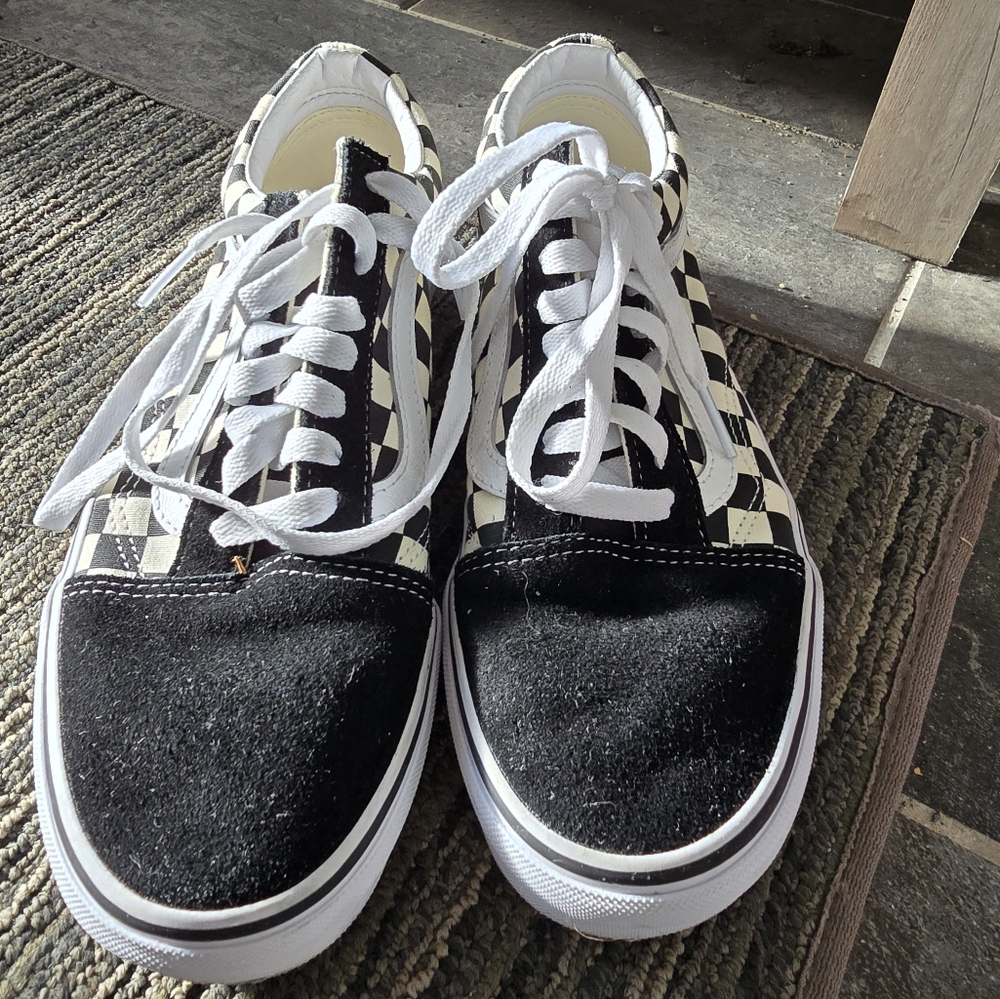 Checkered Van shoes